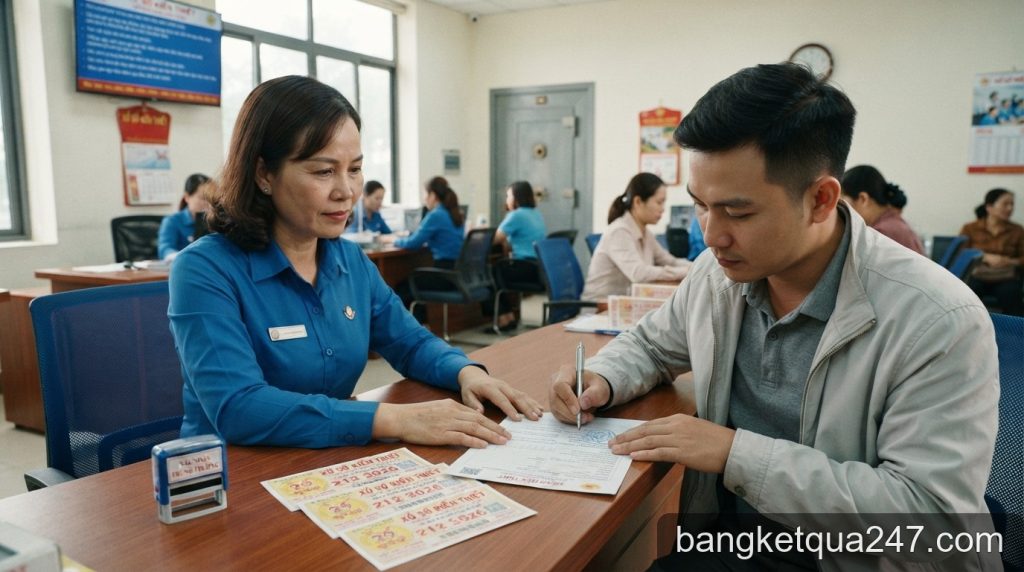 Hướng dẫn chi tiết quy trình lĩnh thưởng xổ số kiến thiết năm 2026
