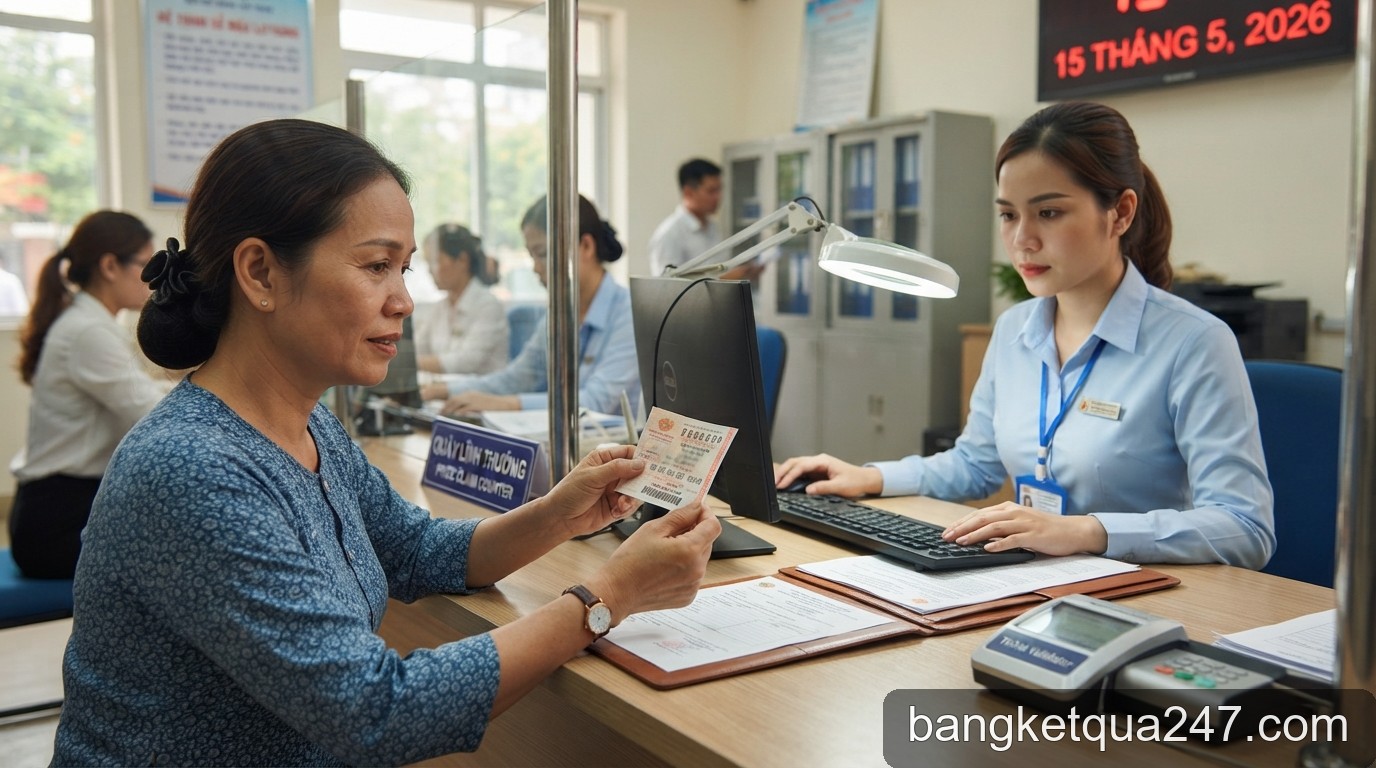 Hướng dẫn chi tiết quy trình lĩnh thưởng xổ số kiến thiết năm 2026 - 2